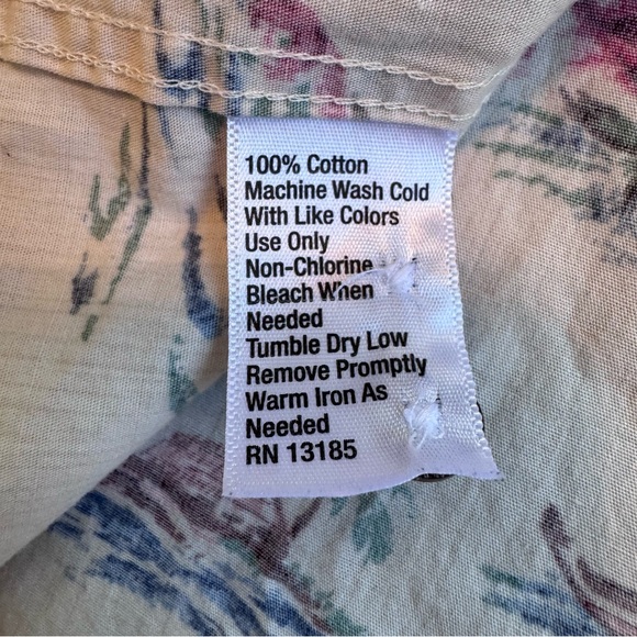 Saddlebred Hawaiian Shirt Classic Fit Mermaids Tropical Design Sz 2XL - Picture 5 of 5